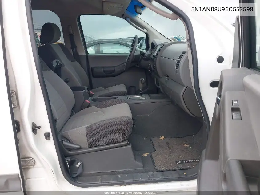 2006 Nissan Xterra S VIN: 5N1AN08U96C553598 Lot: 42777423