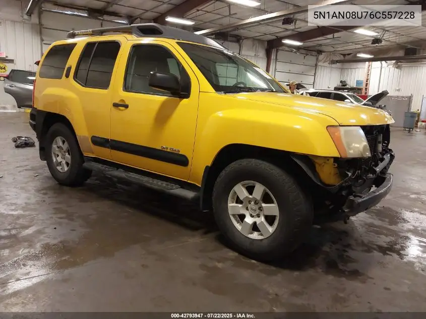 2006 Nissan Xterra Off Road VIN: 5N1AN08U76C557228 Lot: 42793947