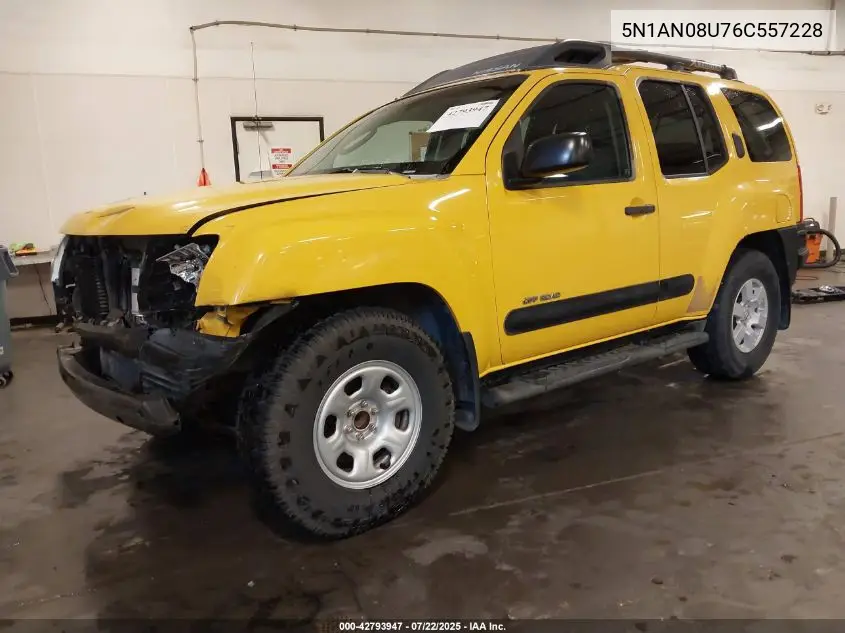 2006 Nissan Xterra Off Road VIN: 5N1AN08U76C557228 Lot: 42793947