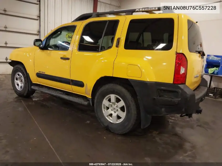 2006 Nissan Xterra Off Road VIN: 5N1AN08U76C557228 Lot: 42793947