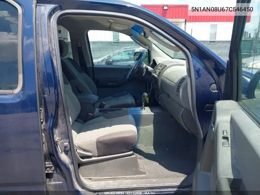 2007 Nissan Xterra S VIN: 5N1AN08U67C546450 Lot: 42738994