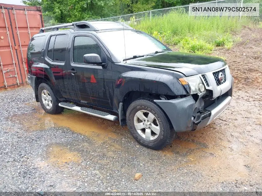 2009 Nissan Xterra S VIN: 5N1AN08W79C502574 Lot: 42246313