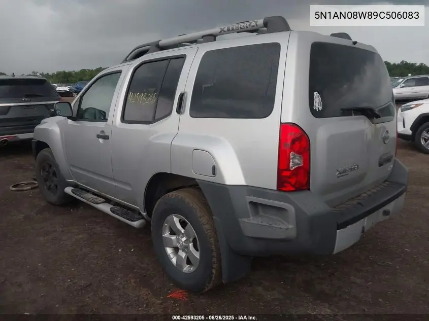 2009 Nissan Xterra S VIN: 5N1AN08W89C506083 Lot: 42593205