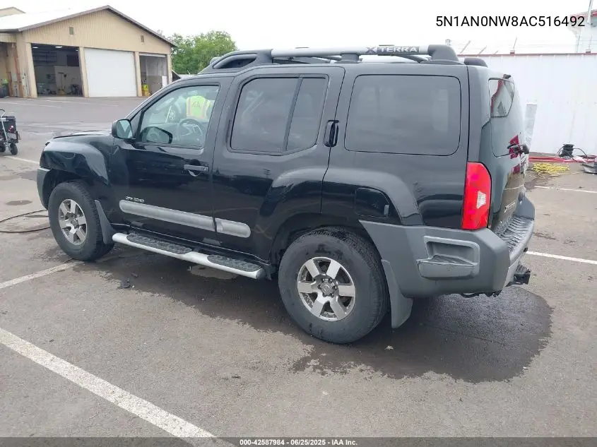 2010 Nissan Xterra Off Road VIN: 5N1AN0NW8AC516492 Lot: 42587984