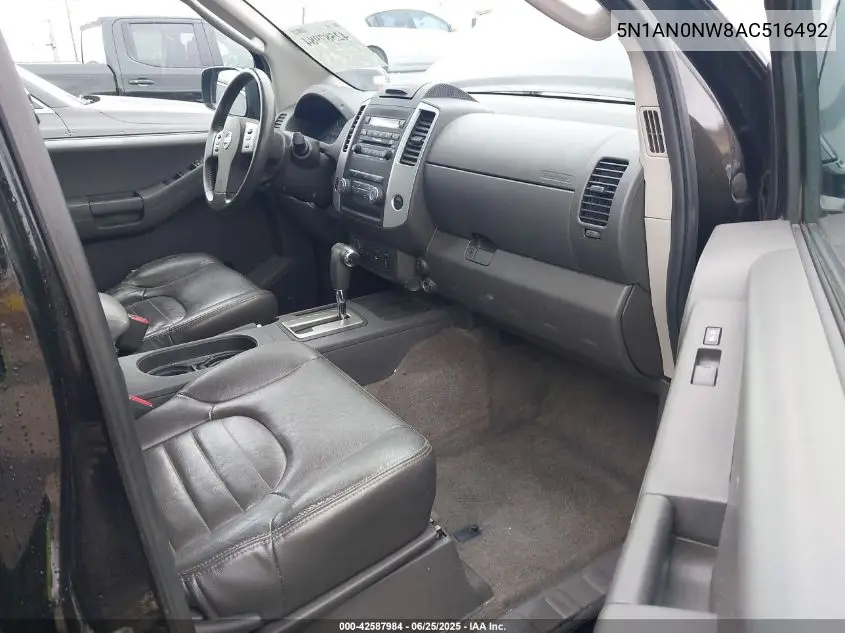 2010 Nissan Xterra Off Road VIN: 5N1AN0NW8AC516492 Lot: 42587984