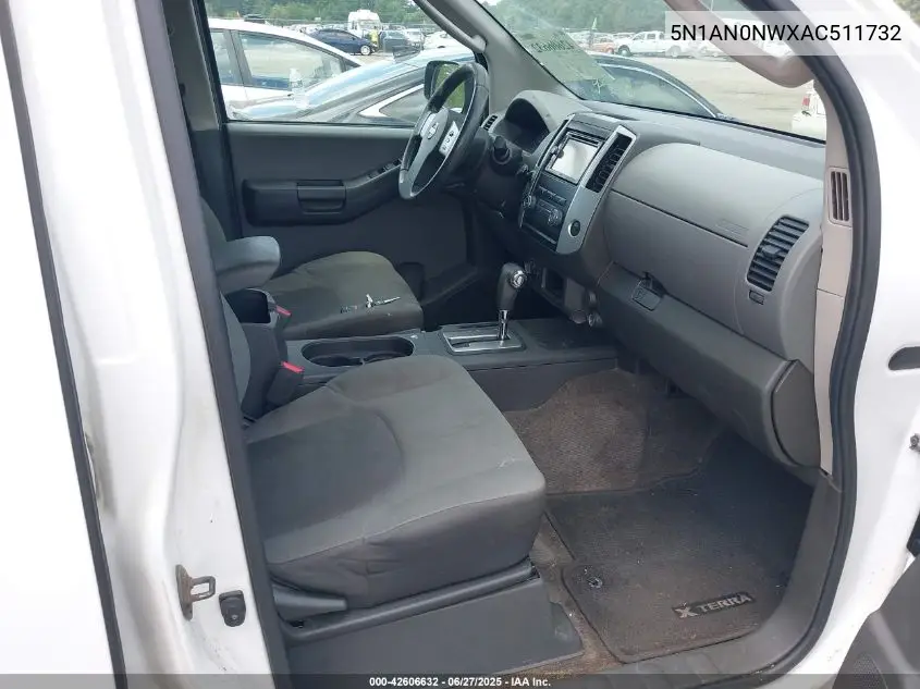 2010 Nissan Xterra S VIN: 5N1AN0NWXAC511732 Lot: 42606632