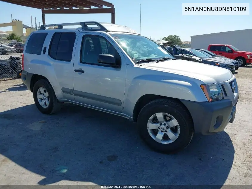 2013 Nissan Xterra S VIN: 5N1AN0NU8DN810109 Lot: 42616974