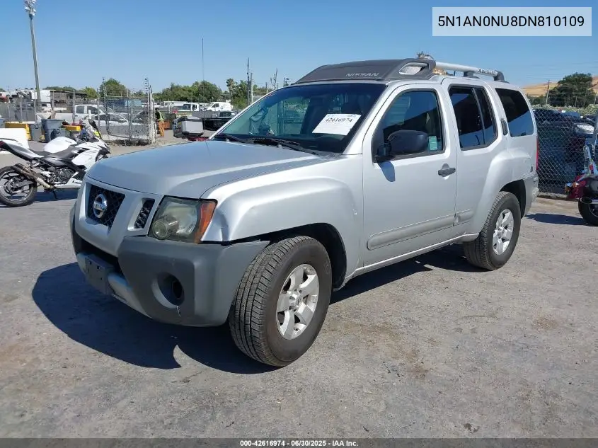 2013 Nissan Xterra S VIN: 5N1AN0NU8DN810109 Lot: 42616974
