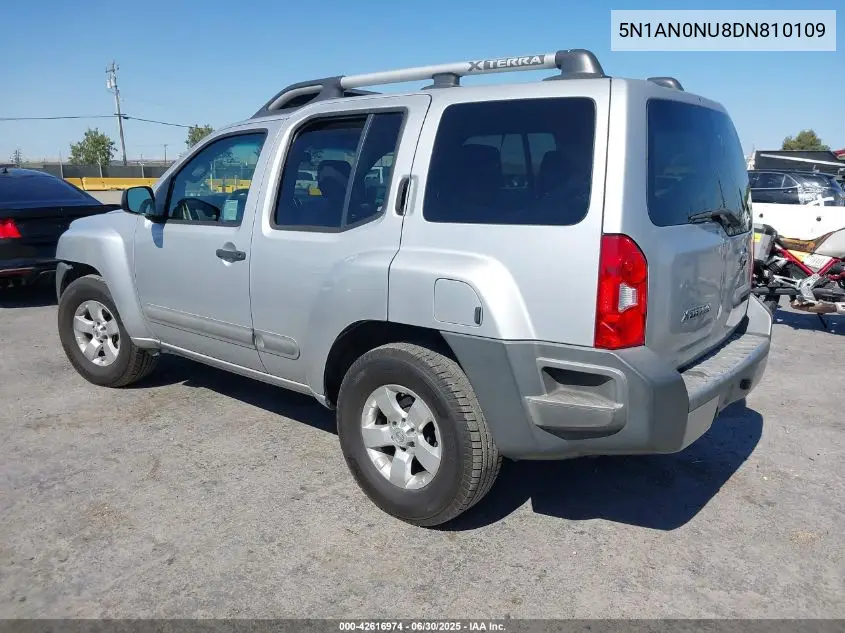 2013 Nissan Xterra S VIN: 5N1AN0NU8DN810109 Lot: 42616974
