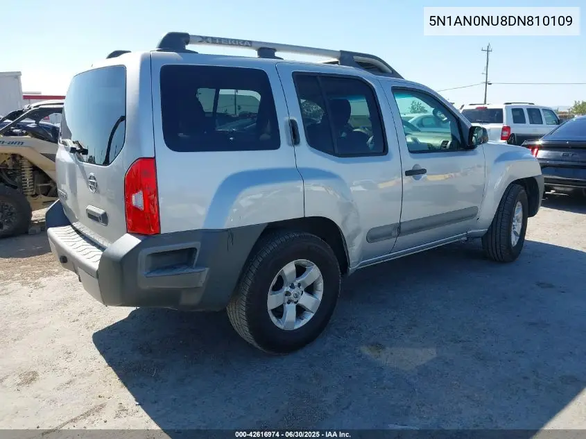 2013 Nissan Xterra S VIN: 5N1AN0NU8DN810109 Lot: 42616974