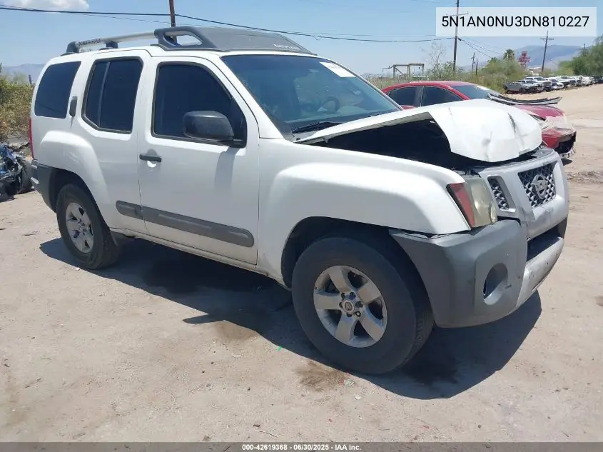 2013 Nissan Xterra S VIN: 5N1AN0NU3DN810227 Lot: 42619368