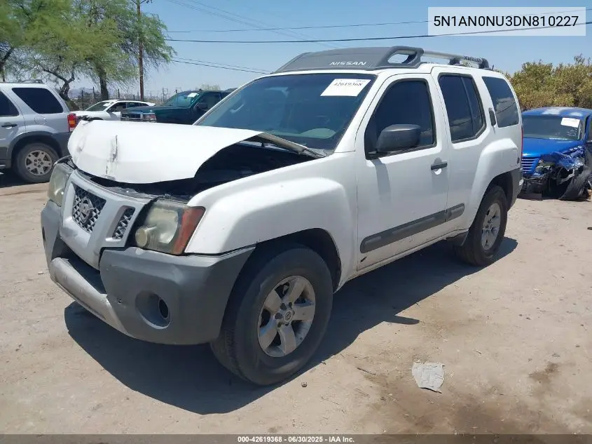 2013 Nissan Xterra S VIN: 5N1AN0NU3DN810227 Lot: 42619368