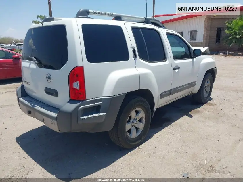 2013 Nissan Xterra S VIN: 5N1AN0NU3DN810227 Lot: 42619368