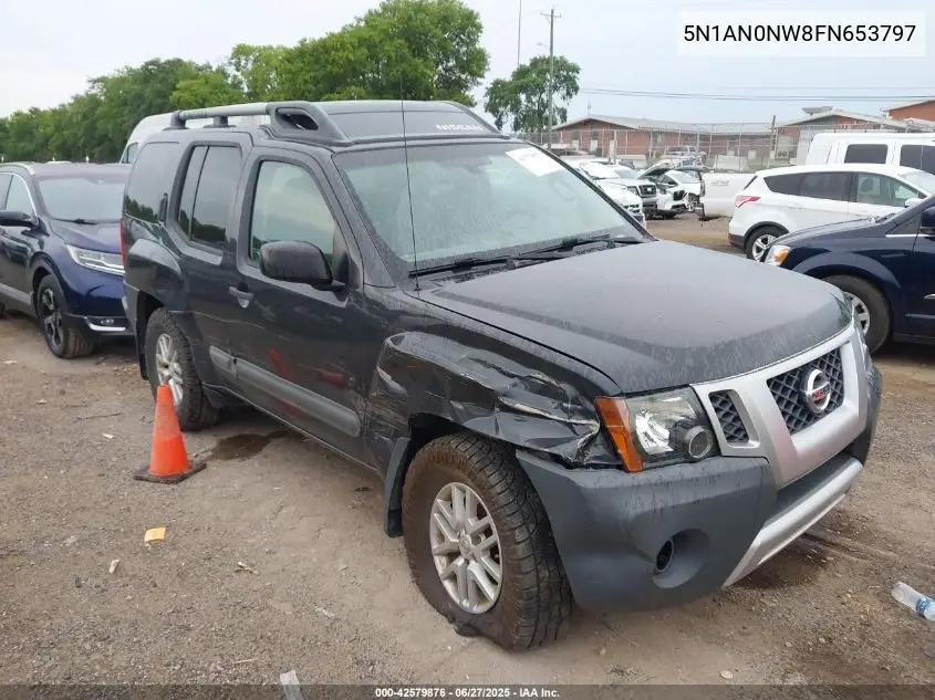 2015 Nissan Xterra S VIN: 5N1AN0NW8FN653797 Lot: 42579876