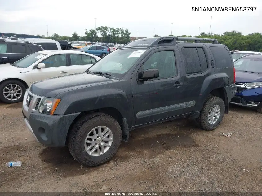 2015 Nissan Xterra S VIN: 5N1AN0NW8FN653797 Lot: 42579876