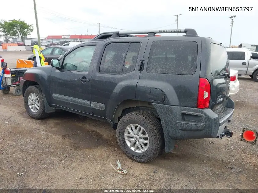 2015 Nissan Xterra S VIN: 5N1AN0NW8FN653797 Lot: 42579876