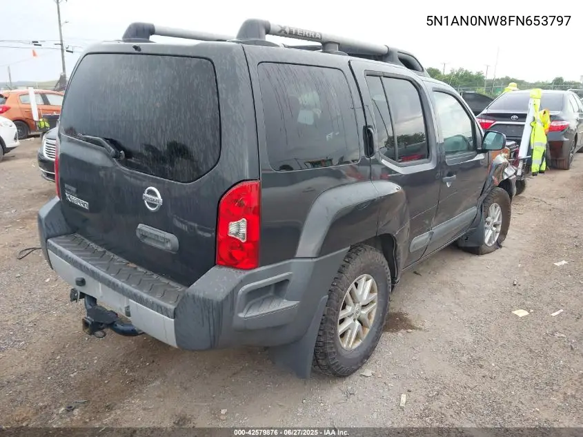 2015 Nissan Xterra S VIN: 5N1AN0NW8FN653797 Lot: 42579876