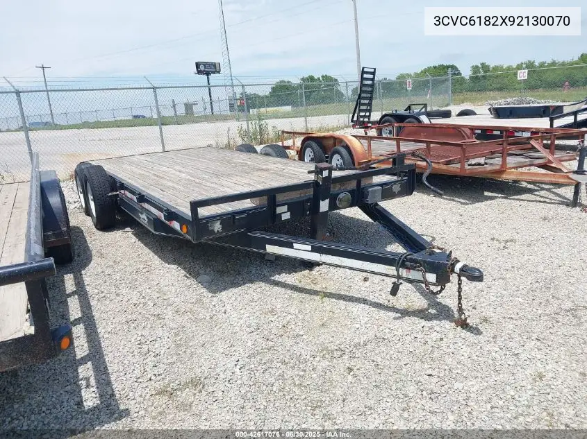 2008 Pj Trailer VIN: 3CVC6182X92130070 Lot: 42617076