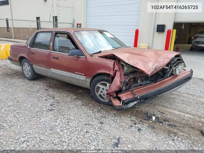 1990 Pontiac 6000 VIN: 1G2AF54T416265725 Lot: 42000802