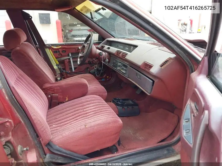 1990 Pontiac 6000 VIN: 1G2AF54T416265725 Lot: 42000802