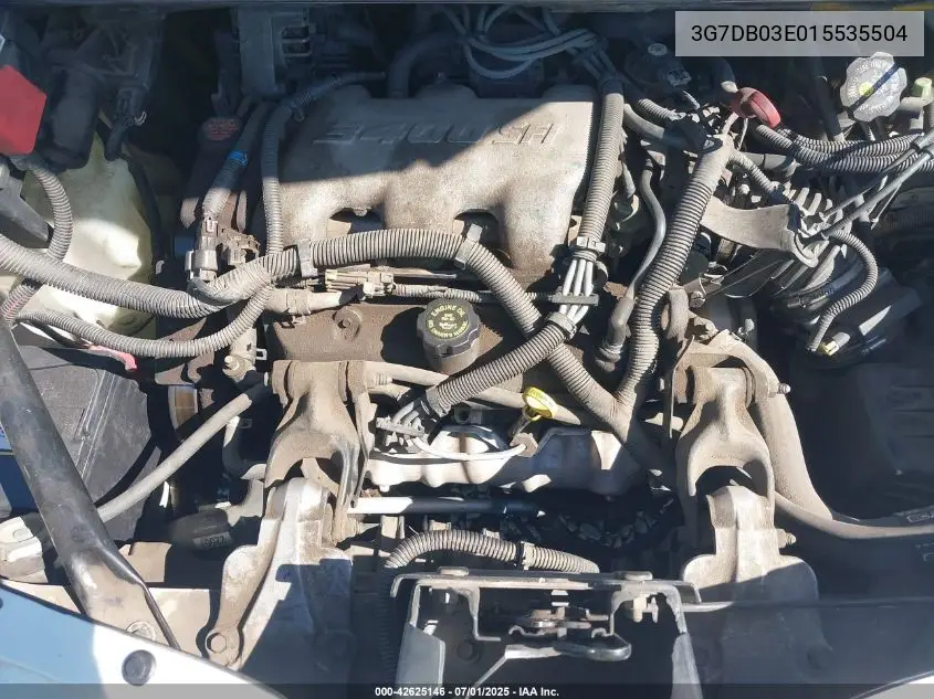2001 Pontiac Aztek Gt VIN: 3G7DB03E015535504 Lot: 42625146