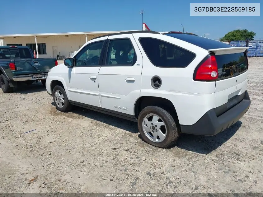 2002 Pontiac Aztek VIN: 3G7DB03E22S569185 Lot: 42122413