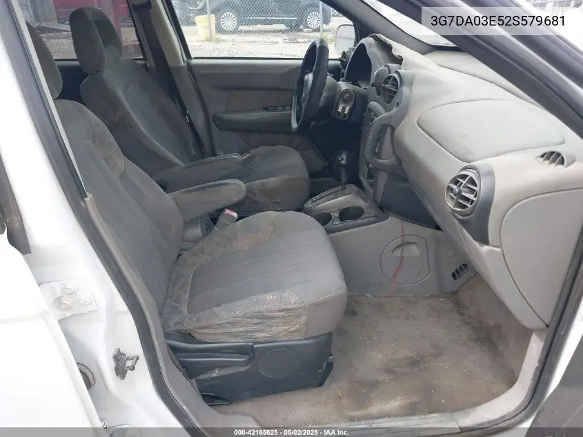 2002 Pontiac Aztek VIN: 3G7DA03E52S579681 Lot: 42165625