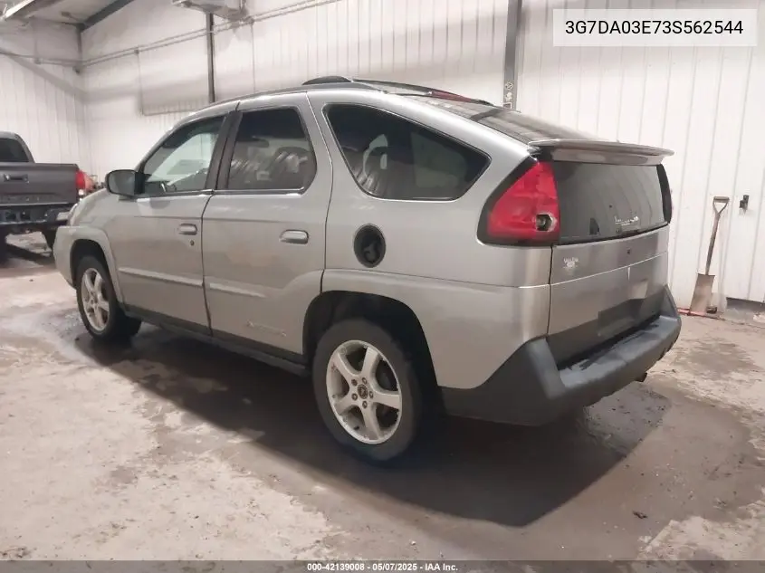 2003 Pontiac Aztek VIN: 3G7DA03E73S562544 Lot: 42139008