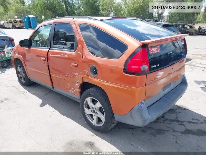 2004 Pontiac Aztek VIN: 3G7DA03E04S530052 Lot: 42257786