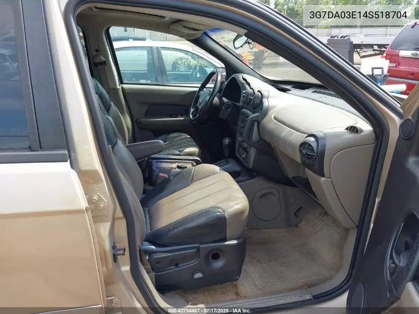2004 Pontiac Aztek VIN: 3G7DA03E14S518704 Lot: 42754407