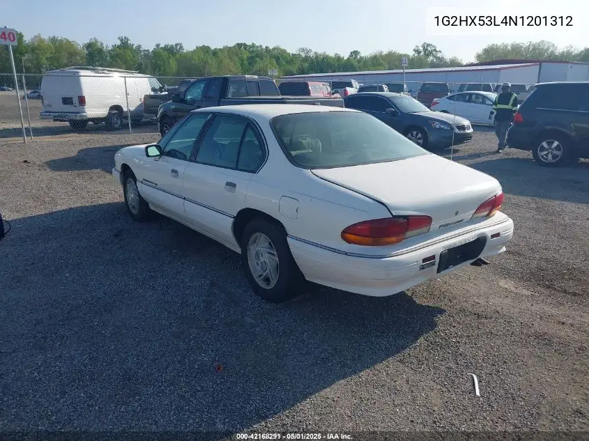 1992 Pontiac Bonneville Se VIN: 1G2HX53L4N1201312 Lot: 42168291