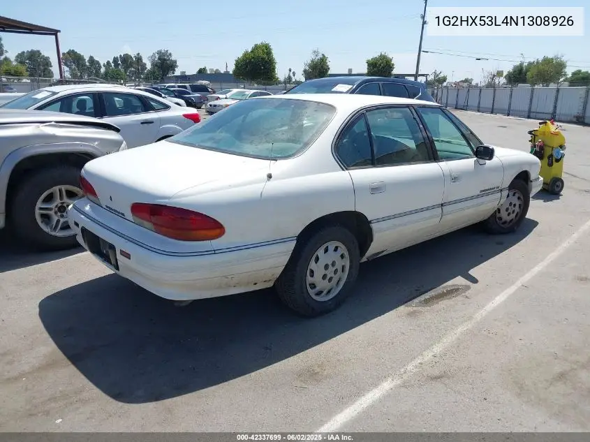 1992 Pontiac Bonneville Se VIN: 1G2HX53L4N1308926 Lot: 42337699