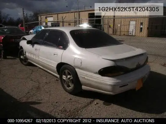 1996 Pontiac Bonneville Se VIN: 1G2HX52K5T4204305 Lot: 10954267