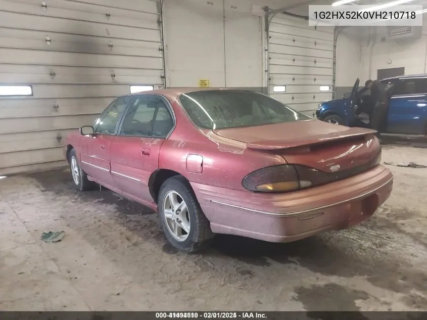 1997 Pontiac Bonneville Se VIN: 1G2HX52K0VH210718 Lot: 41494810