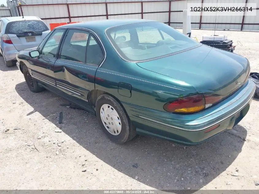 1997 Pontiac Bonneville Se VIN: 1G2HX52K3VH266314 Lot: 42270685
