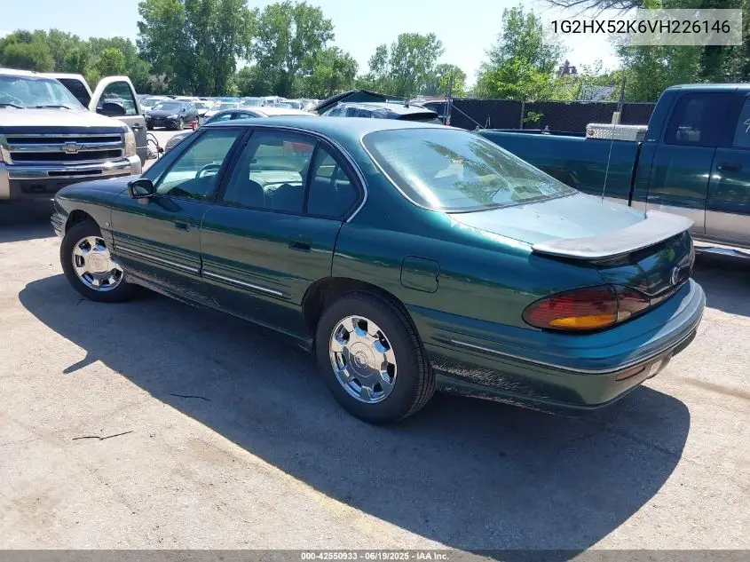 1997 Pontiac Bonneville Se VIN: 1G2HX52K6VH226146 Lot: 42550933