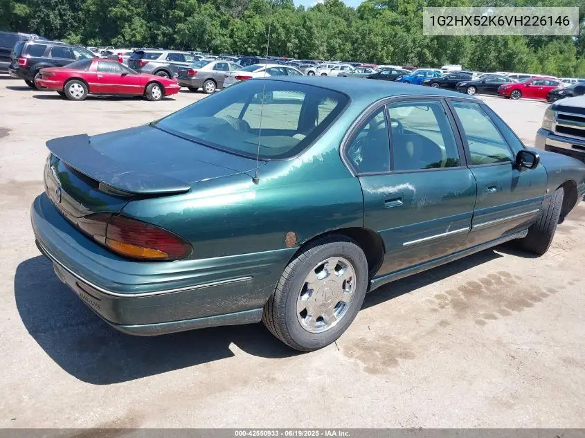 1997 Pontiac Bonneville Se VIN: 1G2HX52K6VH226146 Lot: 42550933