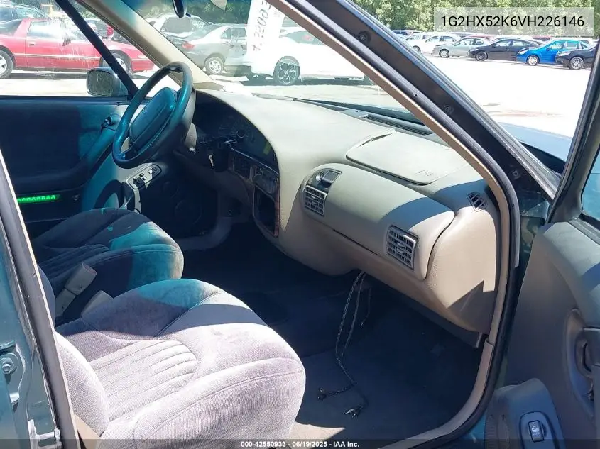 1997 Pontiac Bonneville Se VIN: 1G2HX52K6VH226146 Lot: 42550933