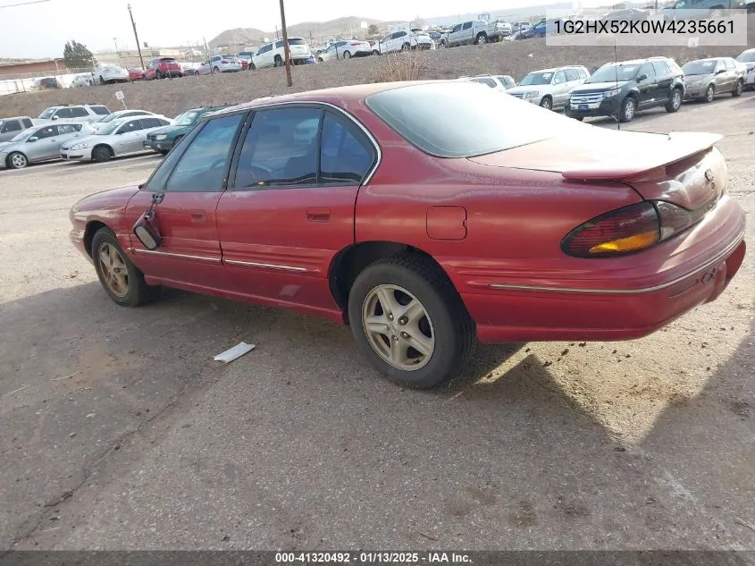 1998 Pontiac Bonneville Se VIN: 1G2HX52K0W4235661 Lot: 41320492