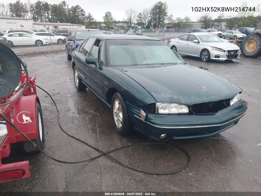 1998 Pontiac Bonneville Se VIN: 1G2HX52K8WH214744 Lot: 41954649