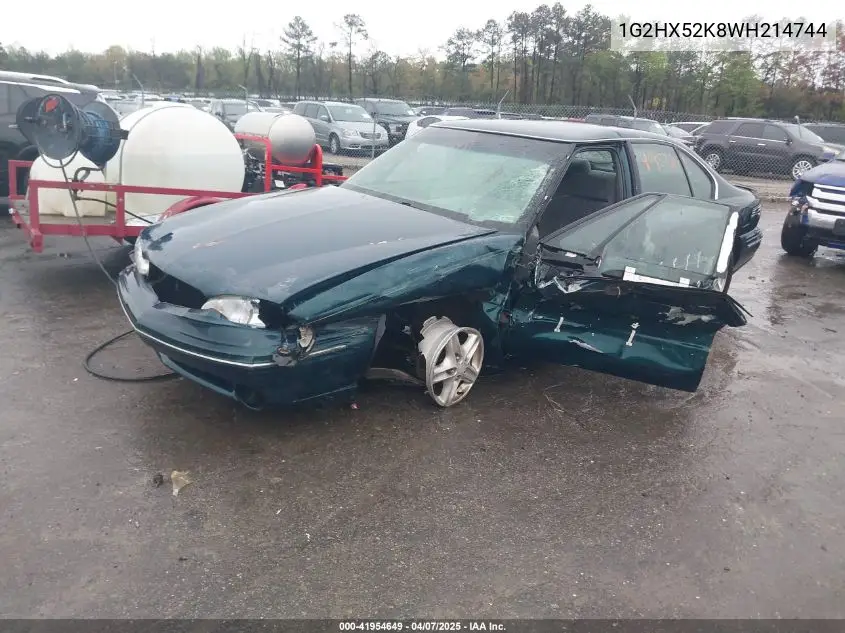 1998 Pontiac Bonneville Se VIN: 1G2HX52K8WH214744 Lot: 41954649