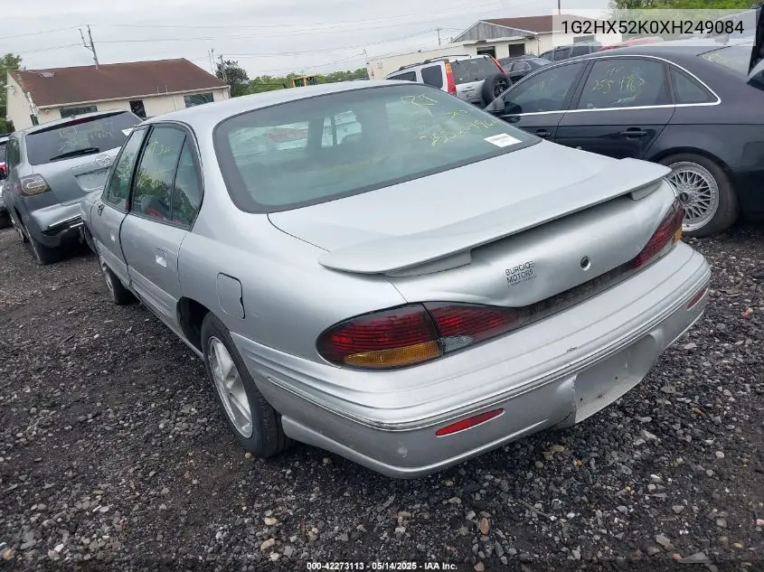 1999 Pontiac Bonneville Se VIN: 1G2HX52K0XH249084 Lot: 42273113