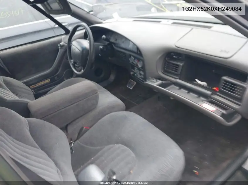 1999 Pontiac Bonneville Se VIN: 1G2HX52K0XH249084 Lot: 42273113