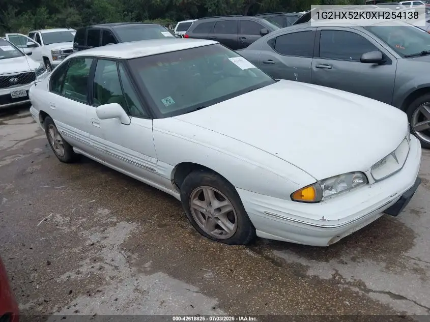 1999 Pontiac Bonneville Se VIN: 1G2HX52K0XH254138 Lot: 42618825