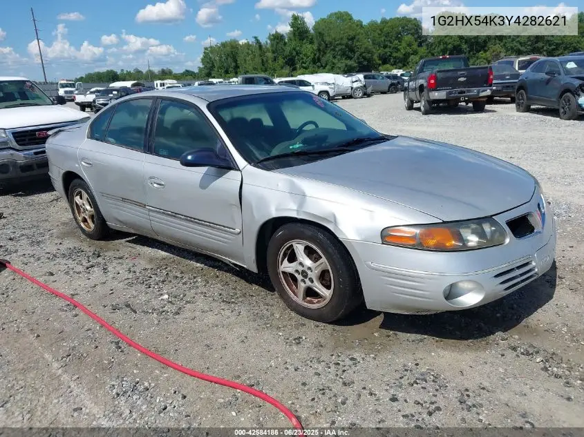2000 Pontiac Bonneville Se VIN: 1G2HX54K3Y4282621 Lot: 42584186