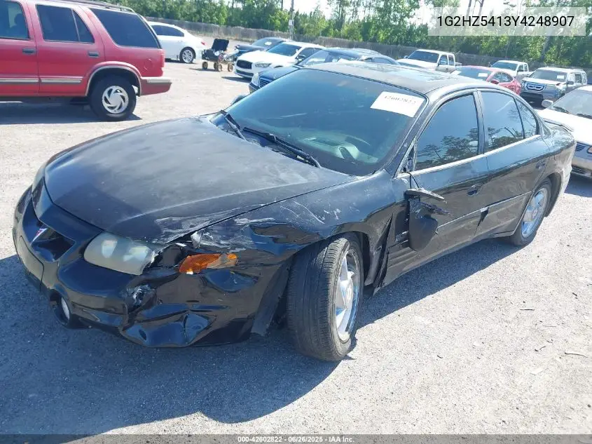 2000 Pontiac Bonneville Ssei VIN: 1G2HZ5413Y4248907 Lot: 42602822