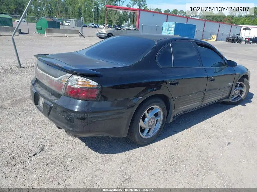 2000 Pontiac Bonneville Ssei VIN: 1G2HZ5413Y4248907 Lot: 42602822