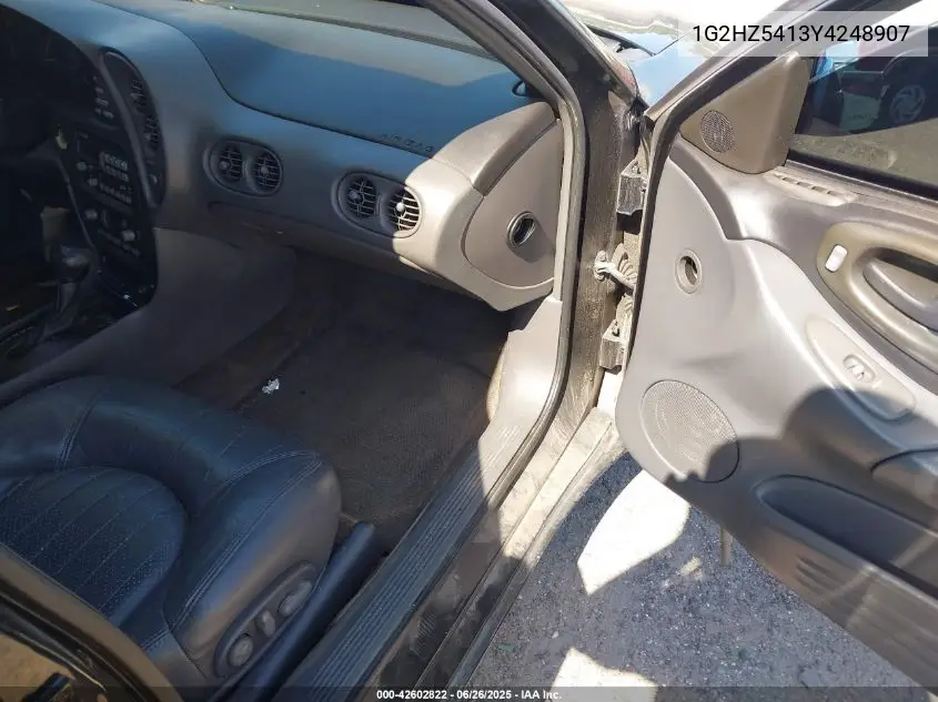 2000 Pontiac Bonneville Ssei VIN: 1G2HZ5413Y4248907 Lot: 42602822