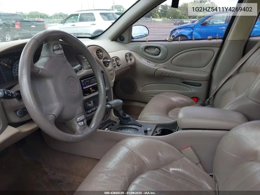 2000 Pontiac Bonneville Ssei VIN: 1G2HZ5411Y4269402 Lot: 42688329