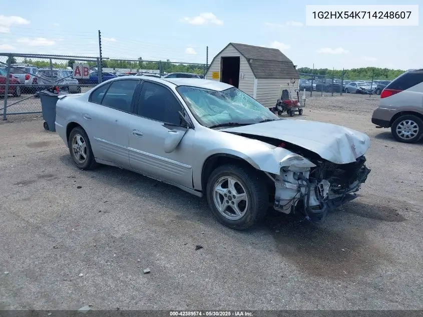 2001 Pontiac Bonneville Se VIN: 1G2HX54K714248607 Lot: 42389574